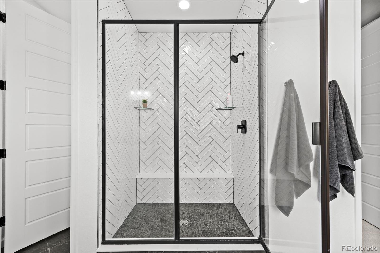 6346 Rockingham Way Castle Pines, CO 80108 - Photo 21 of 43 a bathroom with a shower