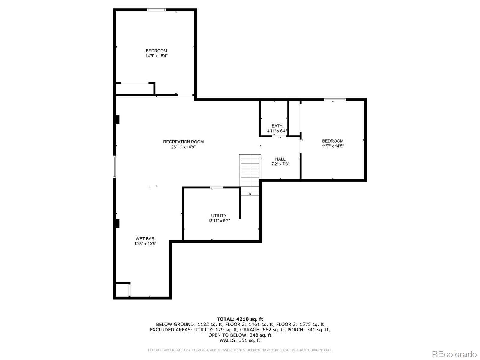 6346 Rockingham Way Castle Pines, CO 80108 - Photo 43 of 43 a picture of a floor plan
