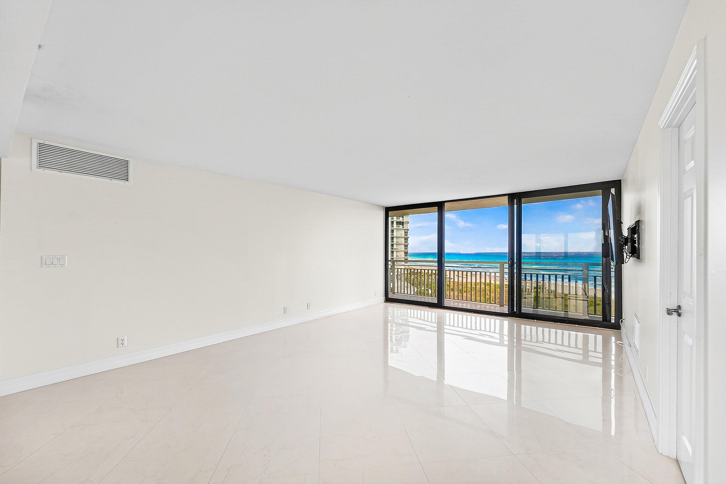 3000 North Ocean Drive, Unit 8F Singer Island, FL 33404 - Photo 17 of 66 a view of an empty room and window