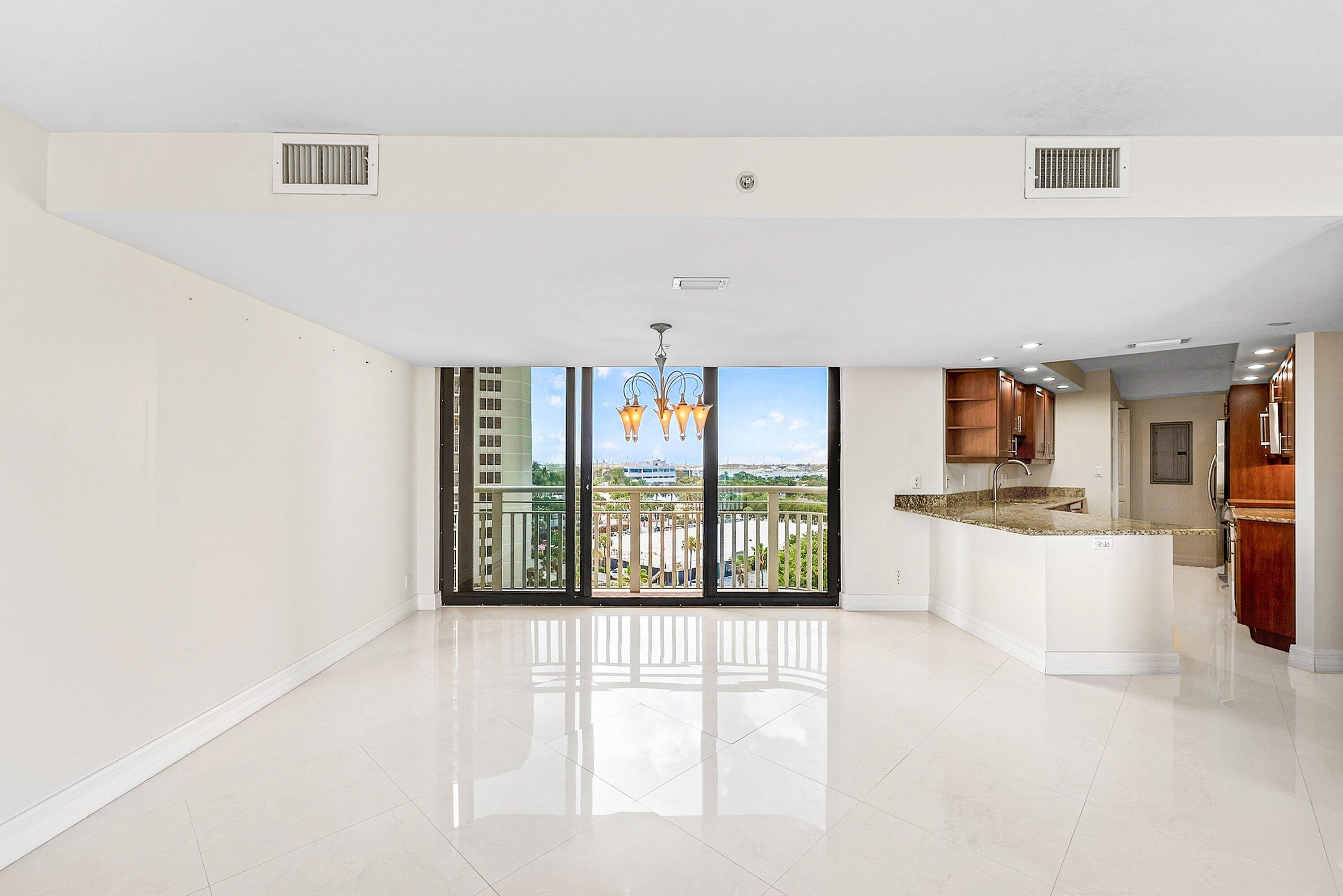 3000 North Ocean Drive, Unit 8F Singer Island, FL 33404 - Photo 18 of 66 a view of an empty room with a window