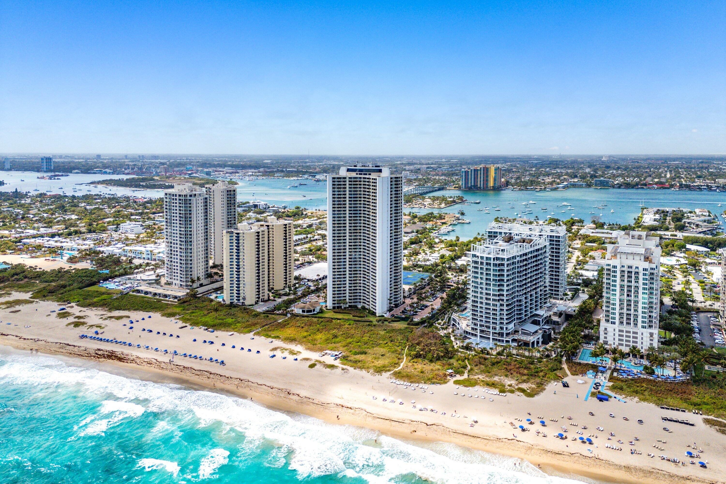 3000 North Ocean Drive, Unit 8F Singer Island, FL 33404 - Photo 34 of 66 a view of a city with tall buildings