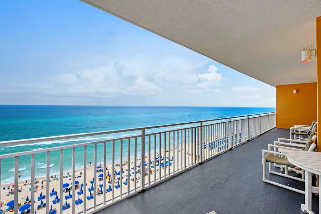 17739 Front Beach Road, Unit 507W Panama City Beach, FL 32413 - Photo 1 of 49 a view of a balcony