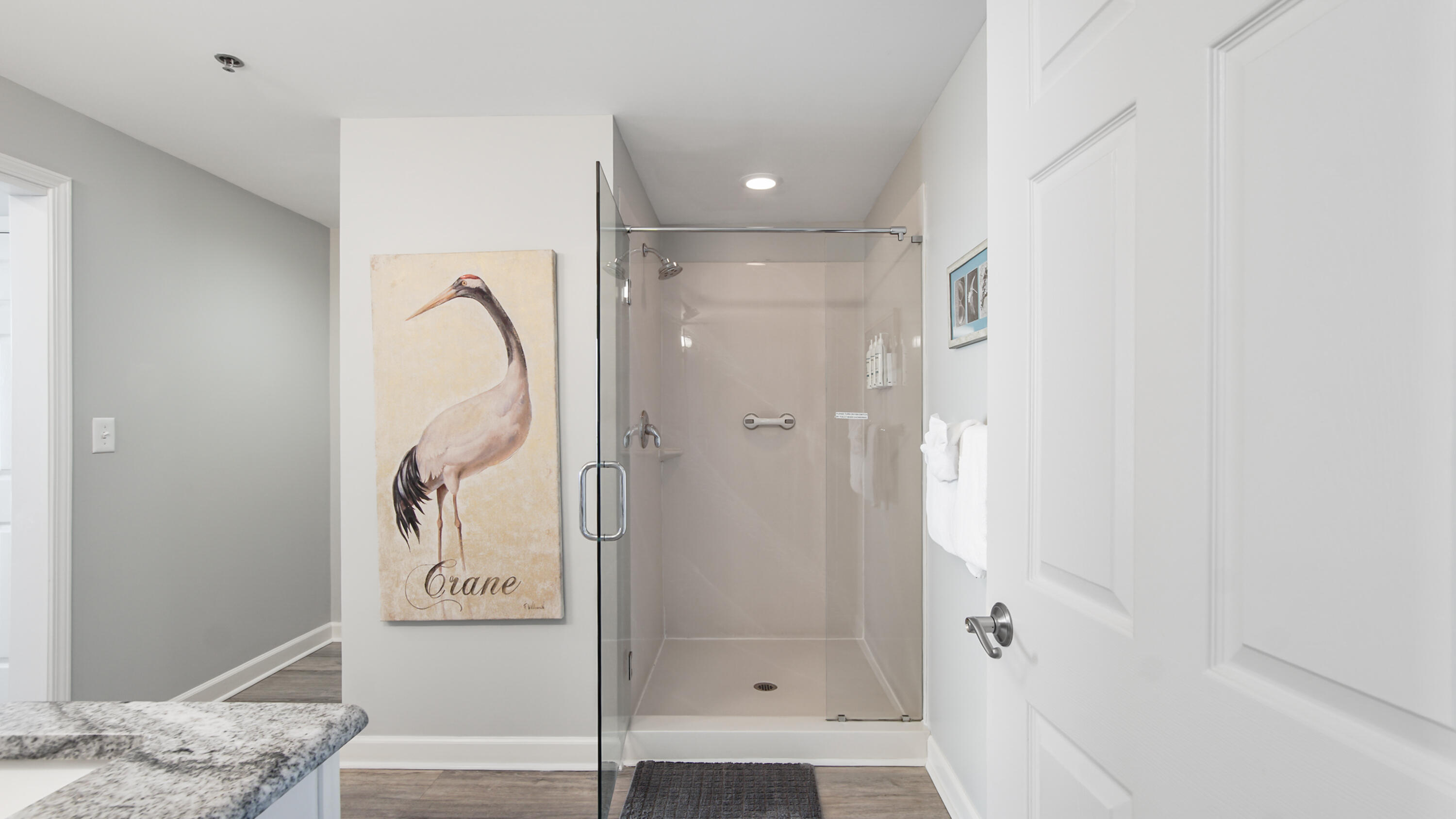 17739 Front Beach Road, Unit 507W Panama City Beach, FL 32413 - Photo 11 of 49 a bathroom with a bathtub and shower