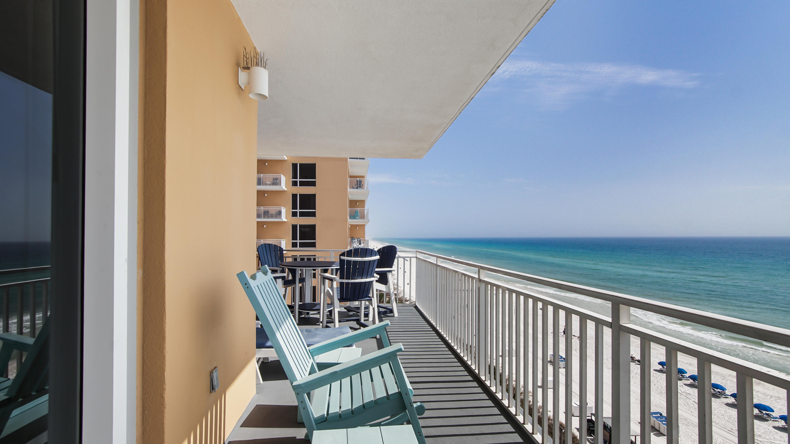 17739 Front Beach Road, Unit 507W Panama City Beach, FL 32413 - Photo 29 of 49 a view of balcony and deck