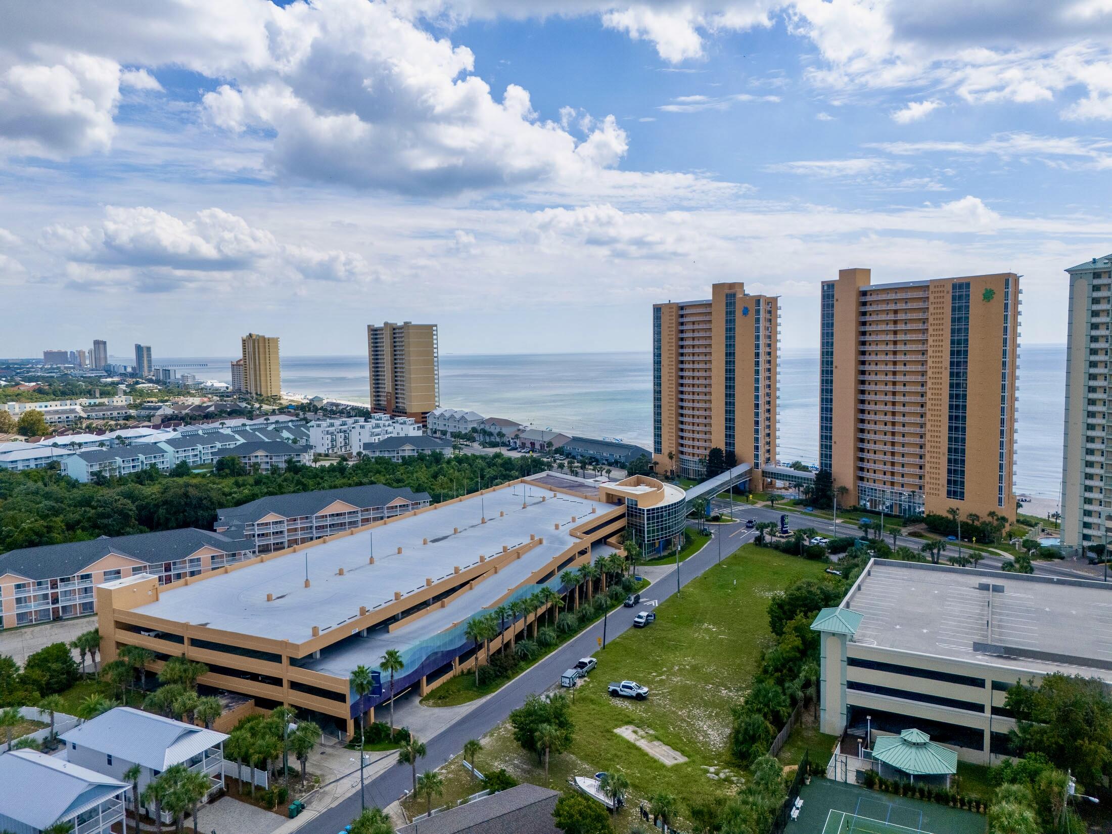 17739 Front Beach Road, Unit 507W Panama City Beach, FL 32413 - Photo 37 of 49 a view of a city with tall buildings