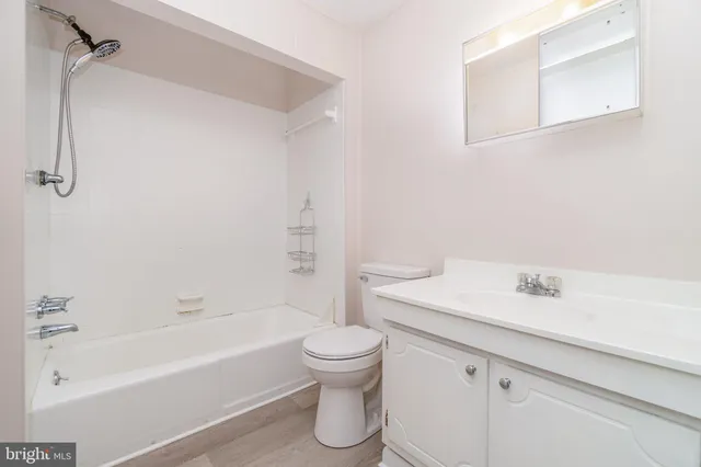 a bathroom with a sink a toilet and a bathtub