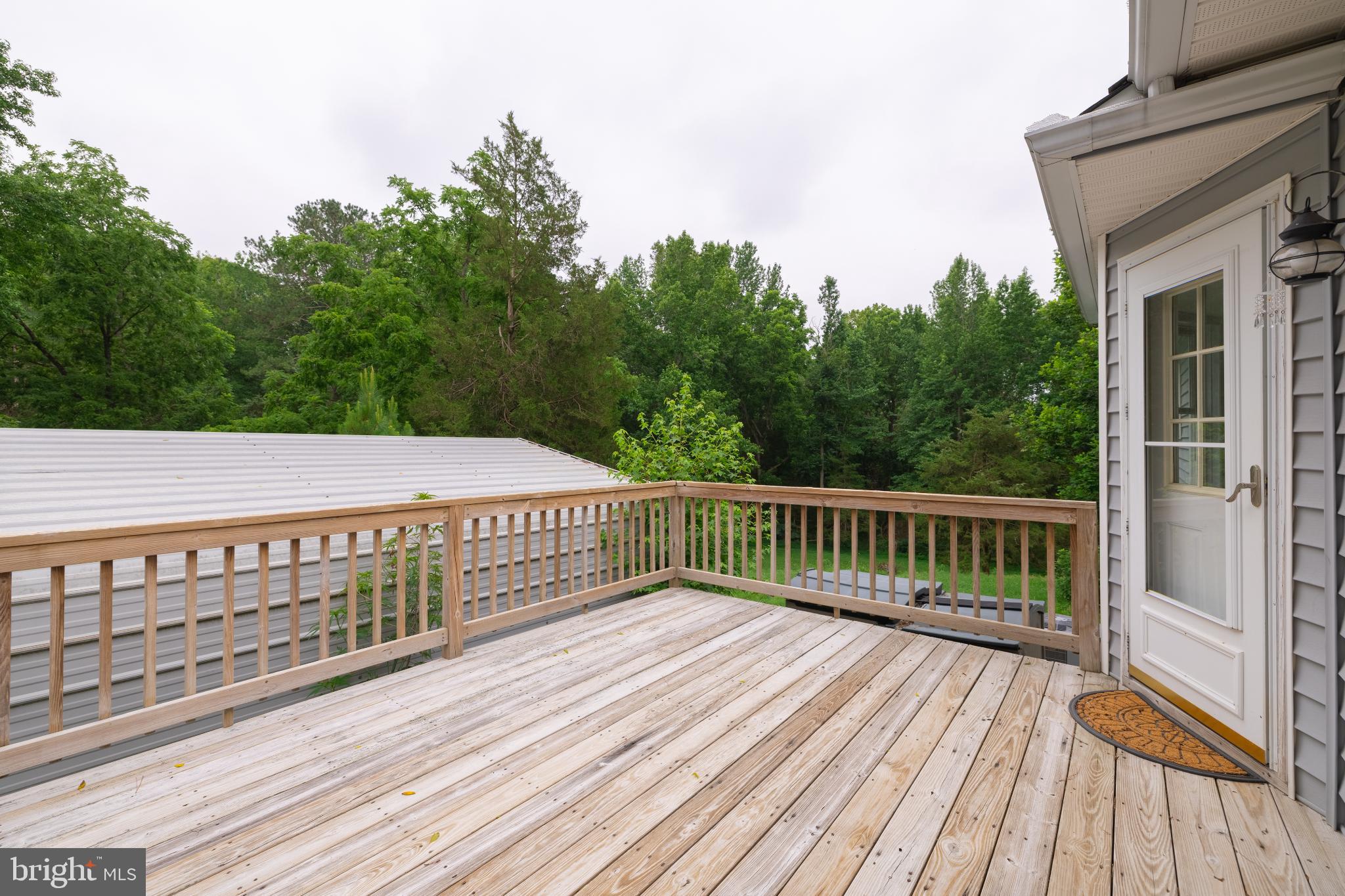 16302 Pleasant Mill Road Montpelier, VA 23192 - Photo 22 of 44 Serene deck overlooking lush greenery.