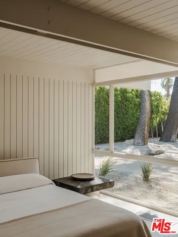a view of a bathtub in a room