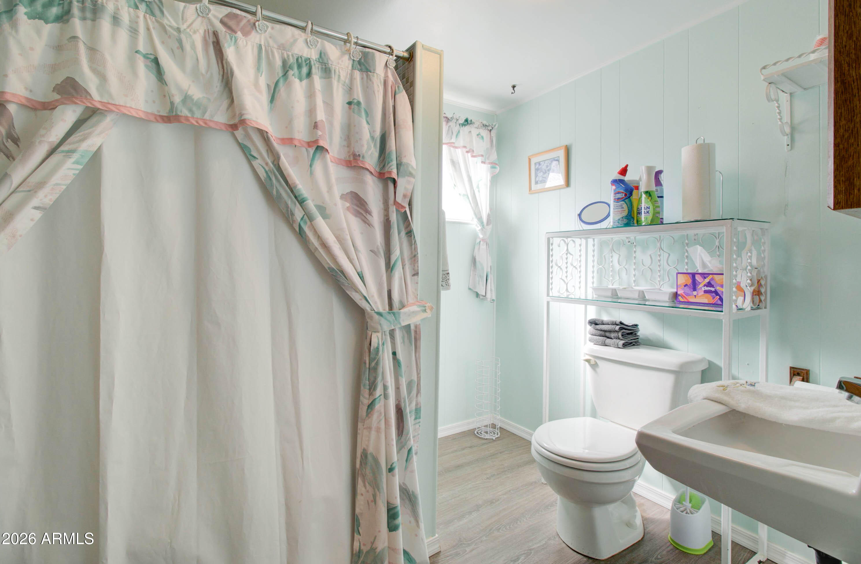 6002 Marion Canyon Street Claypool, AZ 85532 - Photo 30 of 45 a bathroom with a sink toilet and shower