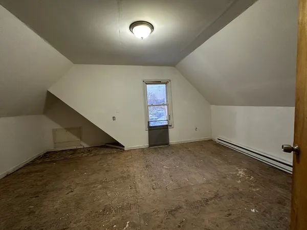 a view of a storage room with utility room