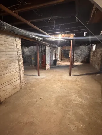 a room with storage and utility