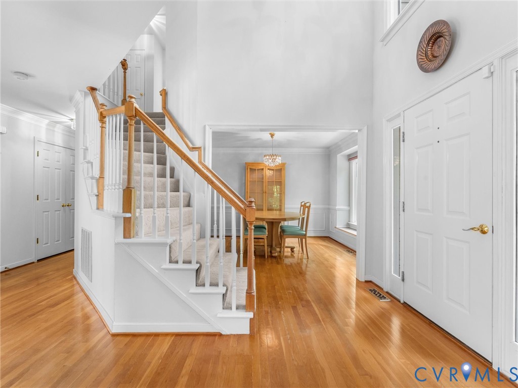 5610 Long Cove Road Midlothian, VA 23112 - Photo 11 of 54 Foyer view to dining room