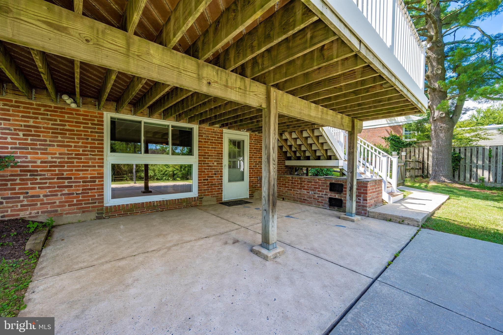 25805 Ridge Road Damascus, MD 20872 - Photo 50 of 70 Patio in rear lower level under deck.