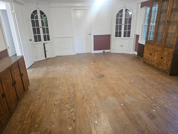 a view of front door of house