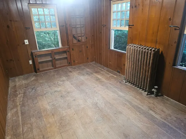 a view of front door with furniture