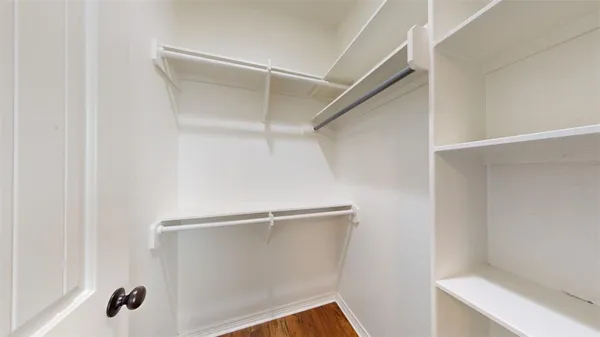 a view of walk in closet