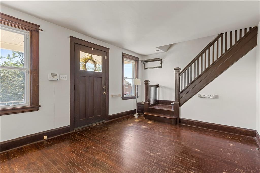 4048 Franklin Road Pittsburgh, PA 15214 - Photo 3 of 25 a view of an entryway with wooden floor and windows