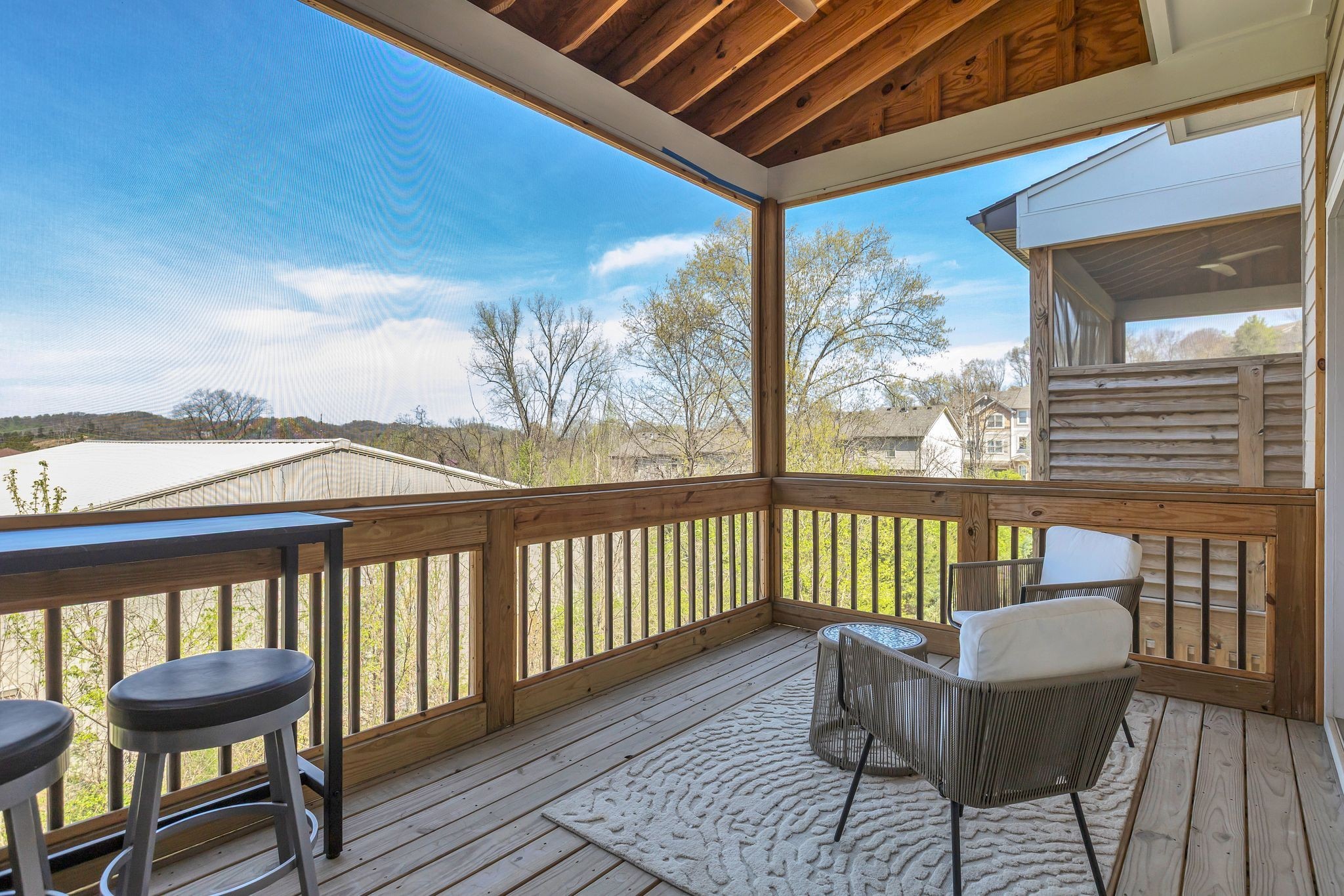 253 Stonecrest Drive Nashville, TN 37209 - Photo 17 of 36 a view of a chair in wooden deck