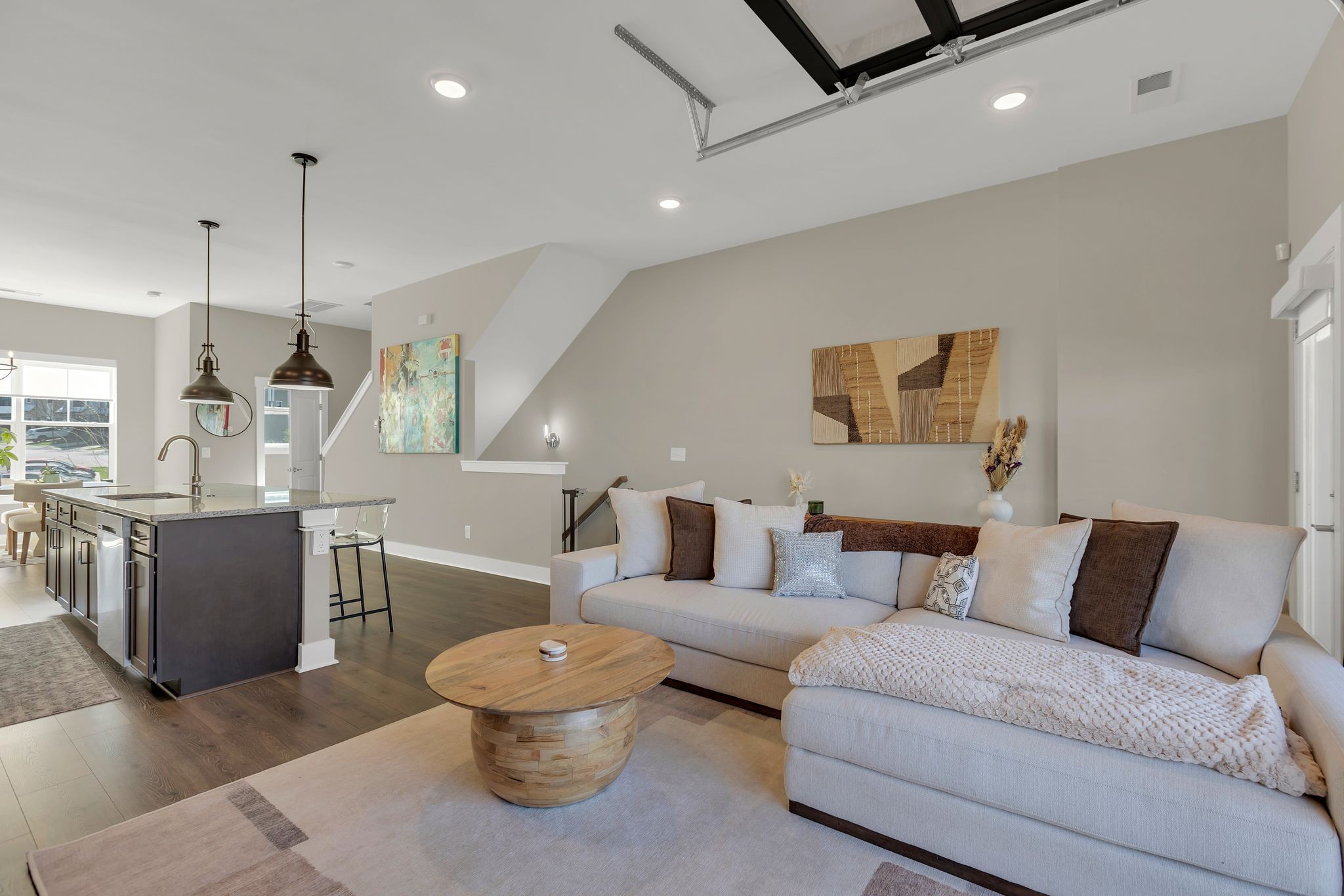253 Stonecrest Drive Nashville, TN 37209 - Photo 9 of 36 a living room with furniture and a wooden floor