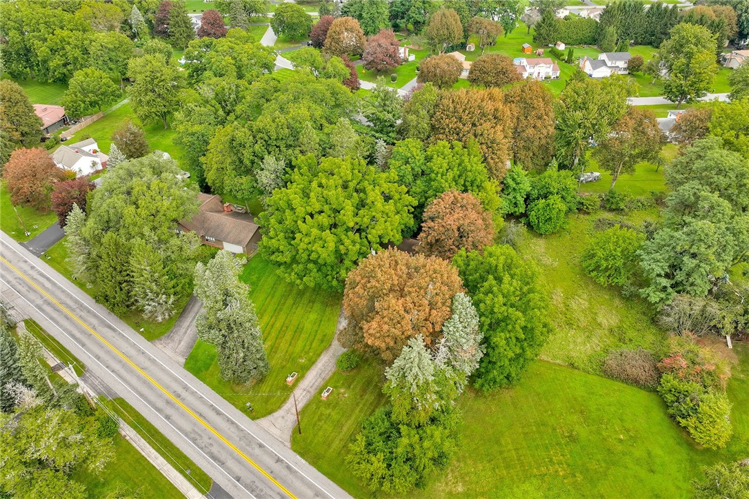 362 Embury Road Penfield, NY 14625 - Photo 38 of 44 AERIAL VIEW * EAST SIDE OF HOME -POSSIBLE BUILDING LOT
