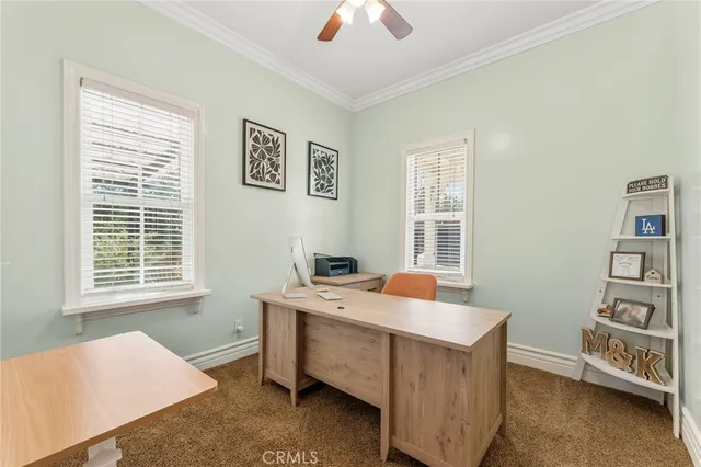 a room with furniture and window