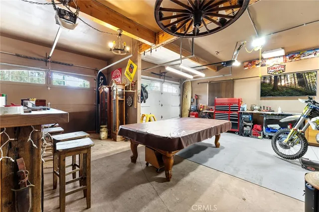 a room with musical instruments