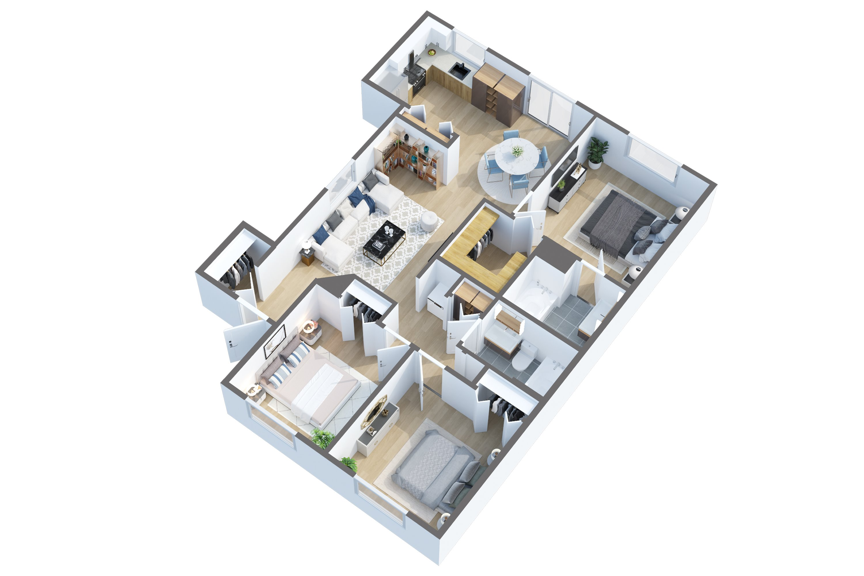 3486 Briar Bay Boulevard, Unit 101 West Palm Beach, FL 33411 - Photo 45 of 46 an aerial view of a house