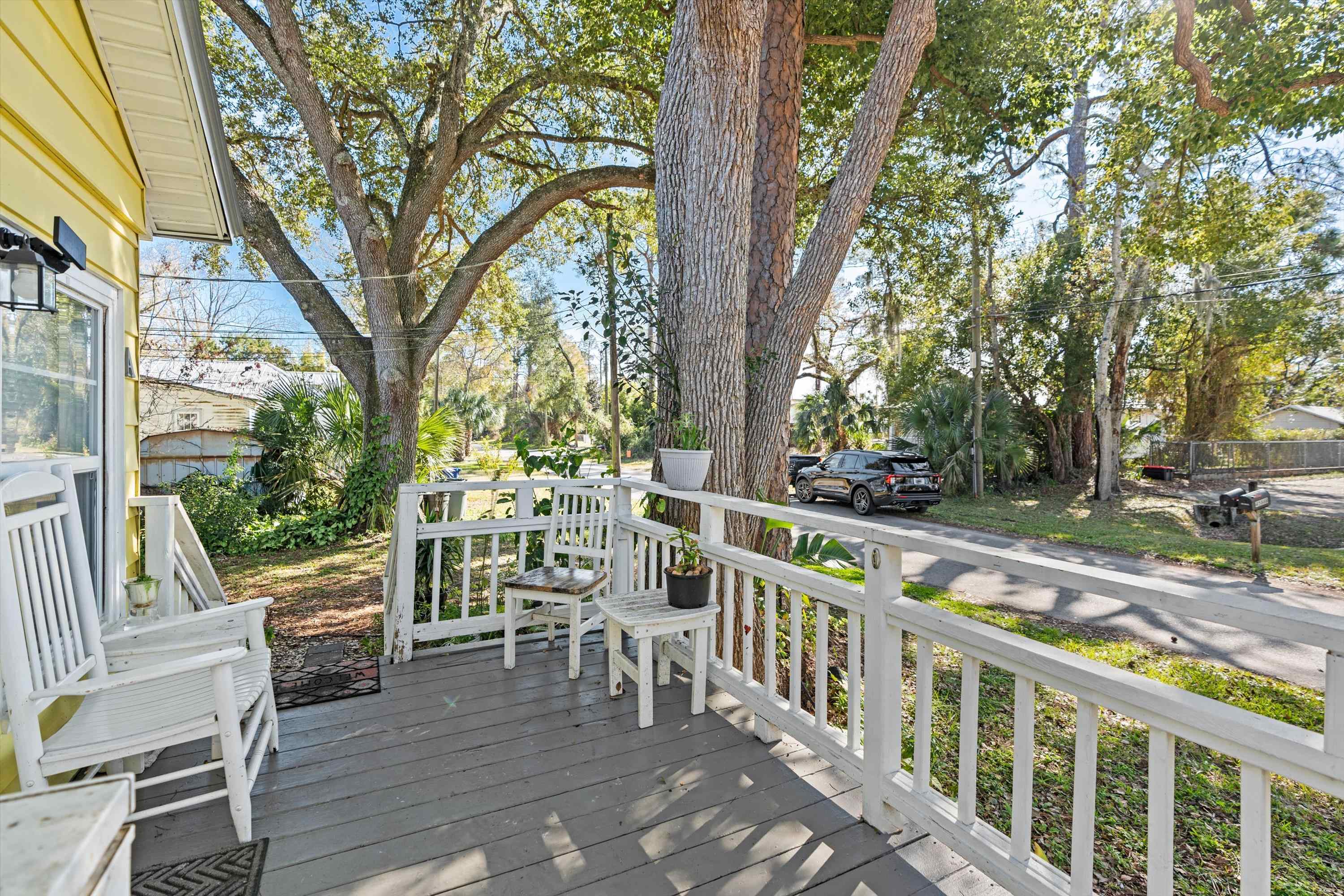 4588 First Avenue St. Augustine, FL 32095 - Photo 23 of 25 a view of a chairs and tables in the balcony