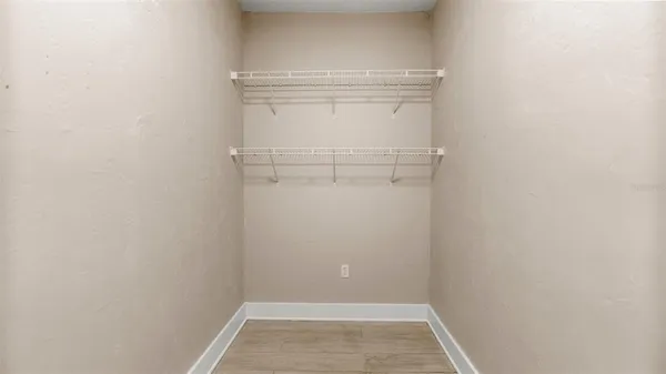 a view of wooden floor