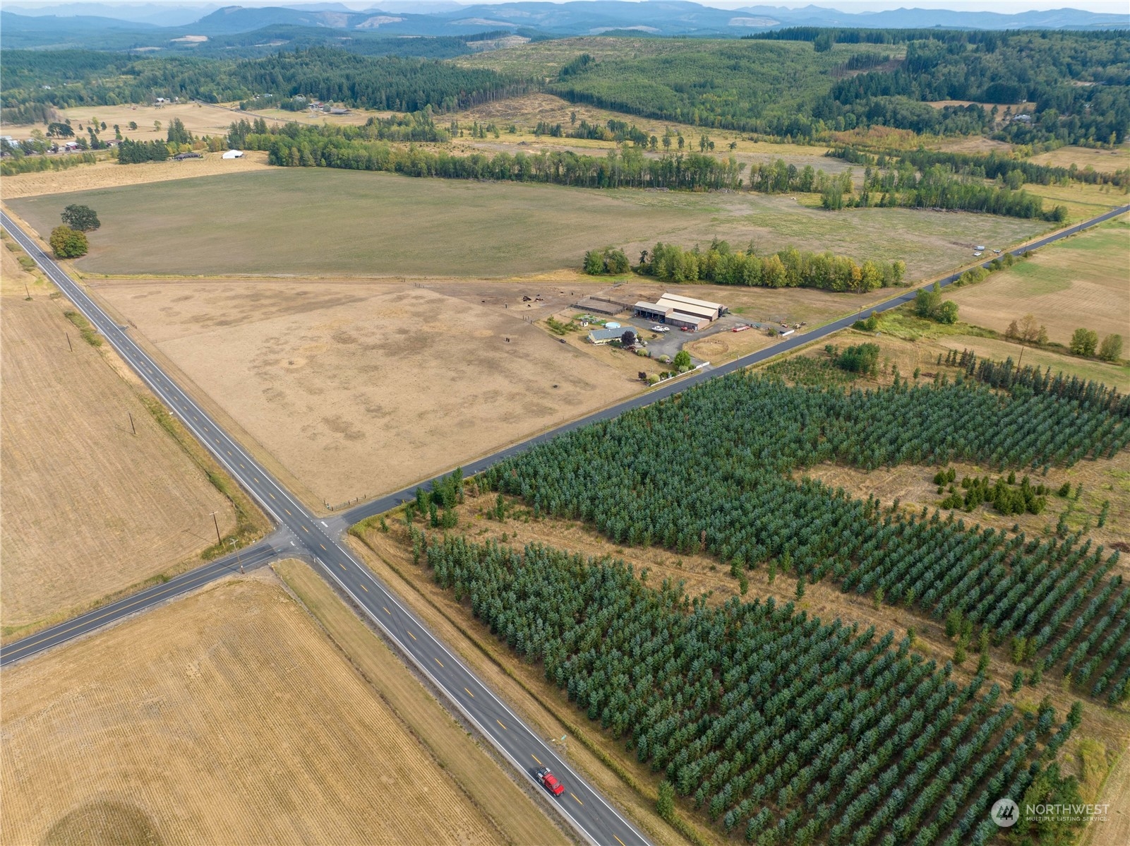 1 Maw Road Toledo, WA 98591 - Photo 9 of 26 an aerial view of ocean and residential houses with outdoor space