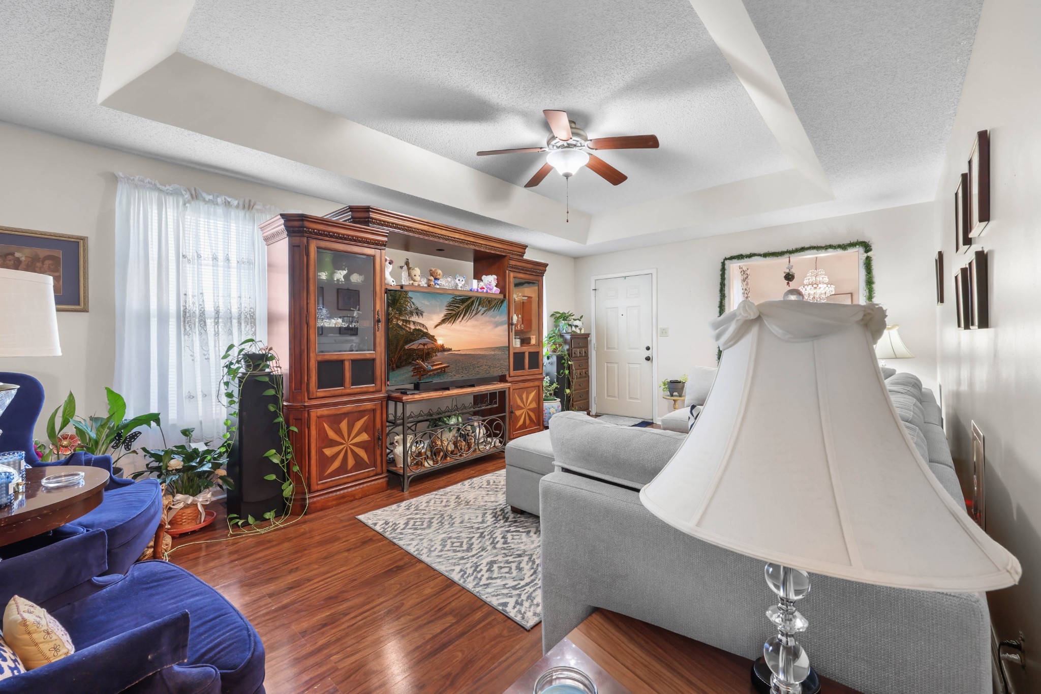 3702 Trenton Road Clarksville, TN 37042 - Photo 5 of 26 a living room with furniture and a flat screen tv