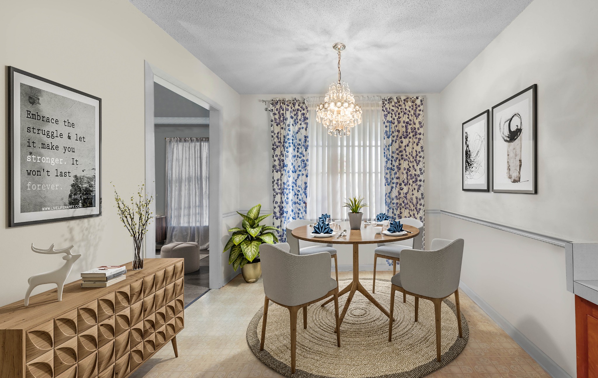 3702 Trenton Road Clarksville, TN 37042 - Photo 9 of 26 a view of a dining room with furniture and window