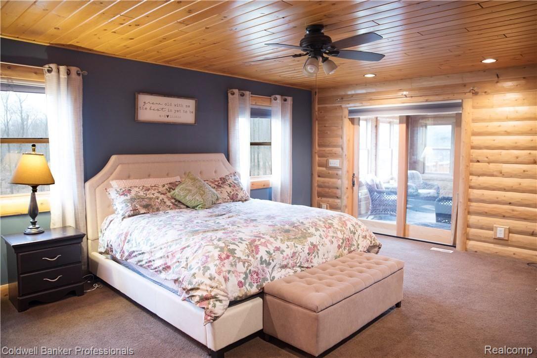 1968 East Beard Road Perry, MI 48872 - Photo 12 of 37 Spacious first floor master bedroom.