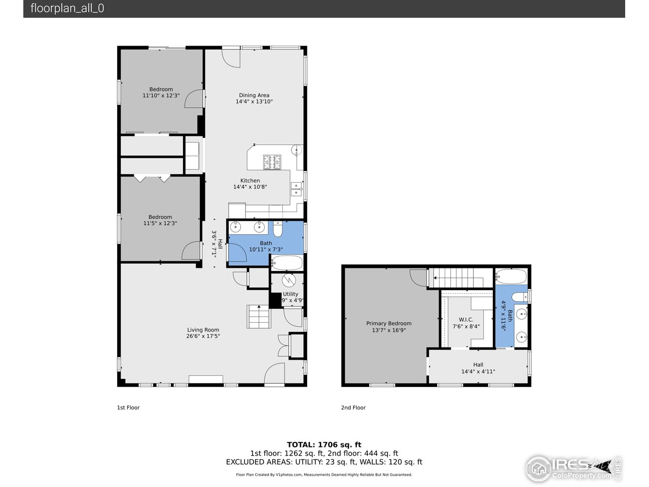 1628 4th Street Boulder, CO 80302 - Photo 27 of 27 a picture of a floor plan