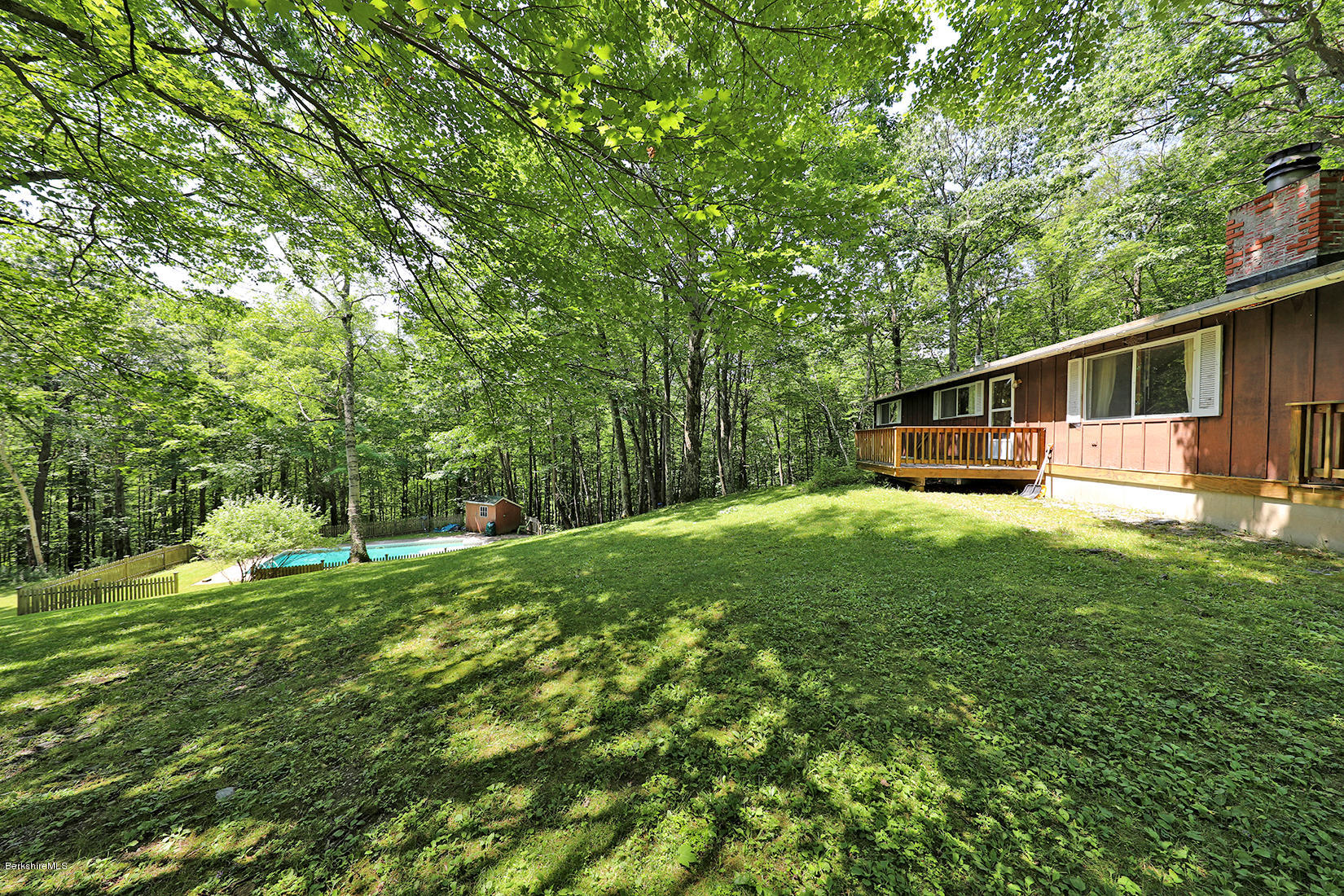 180 Kittle Road Hancock, MA 01267 - Photo 4 of 24 a view of a house with a backyard