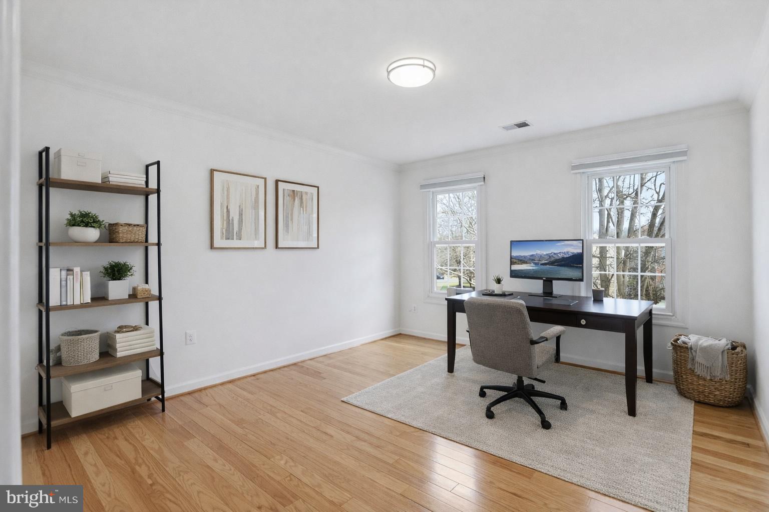 13222 Maplecrest Drive Potomac, MD 20854 - Photo 38 of 61 a view of a workspace with furniture and a window