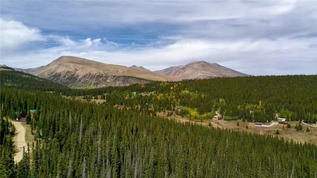 a view of lake and green space