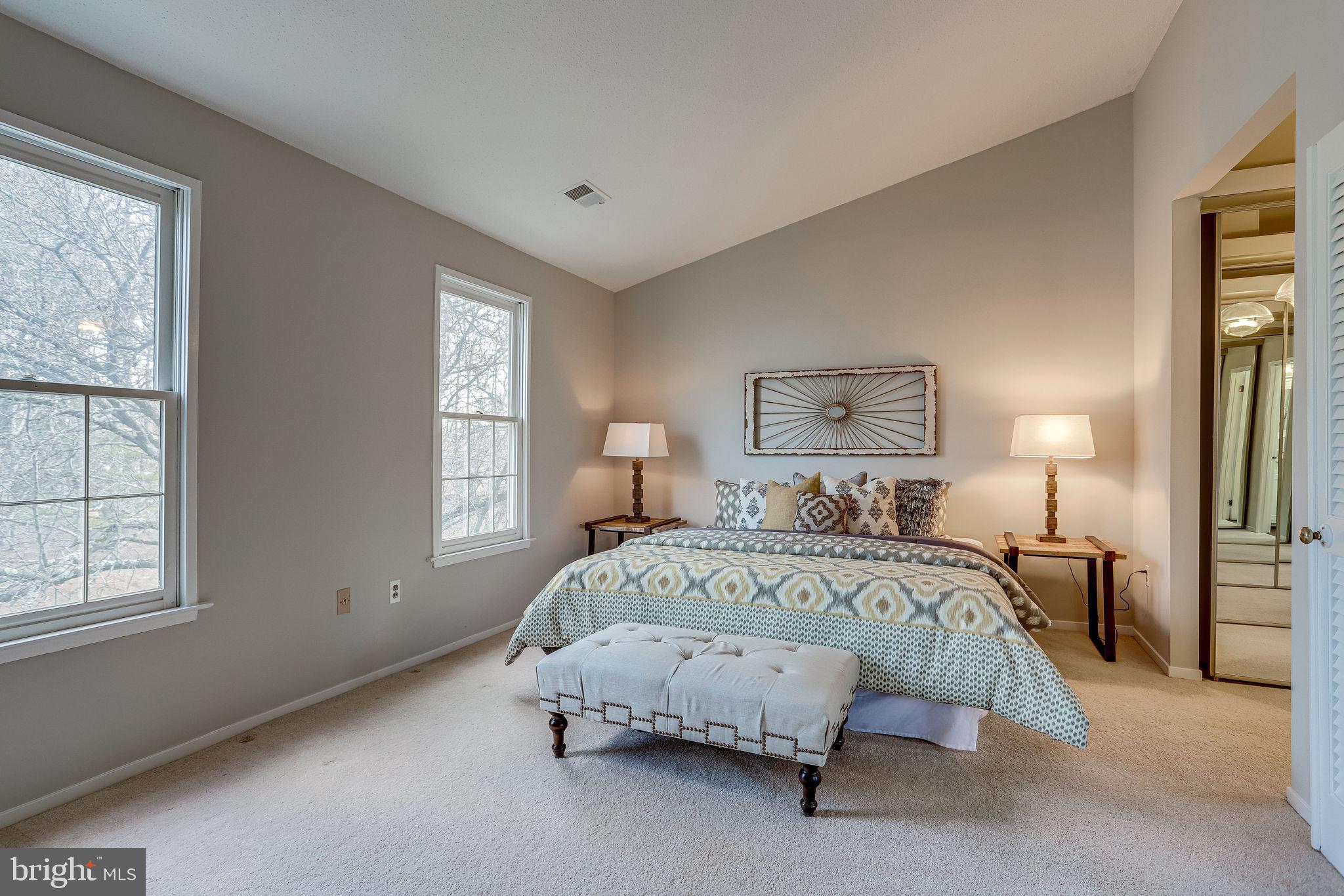 2378 Hunters Square Court Reston, VA 20191 - Photo 19 of 41 Large primary suite with vaulted ceilings
