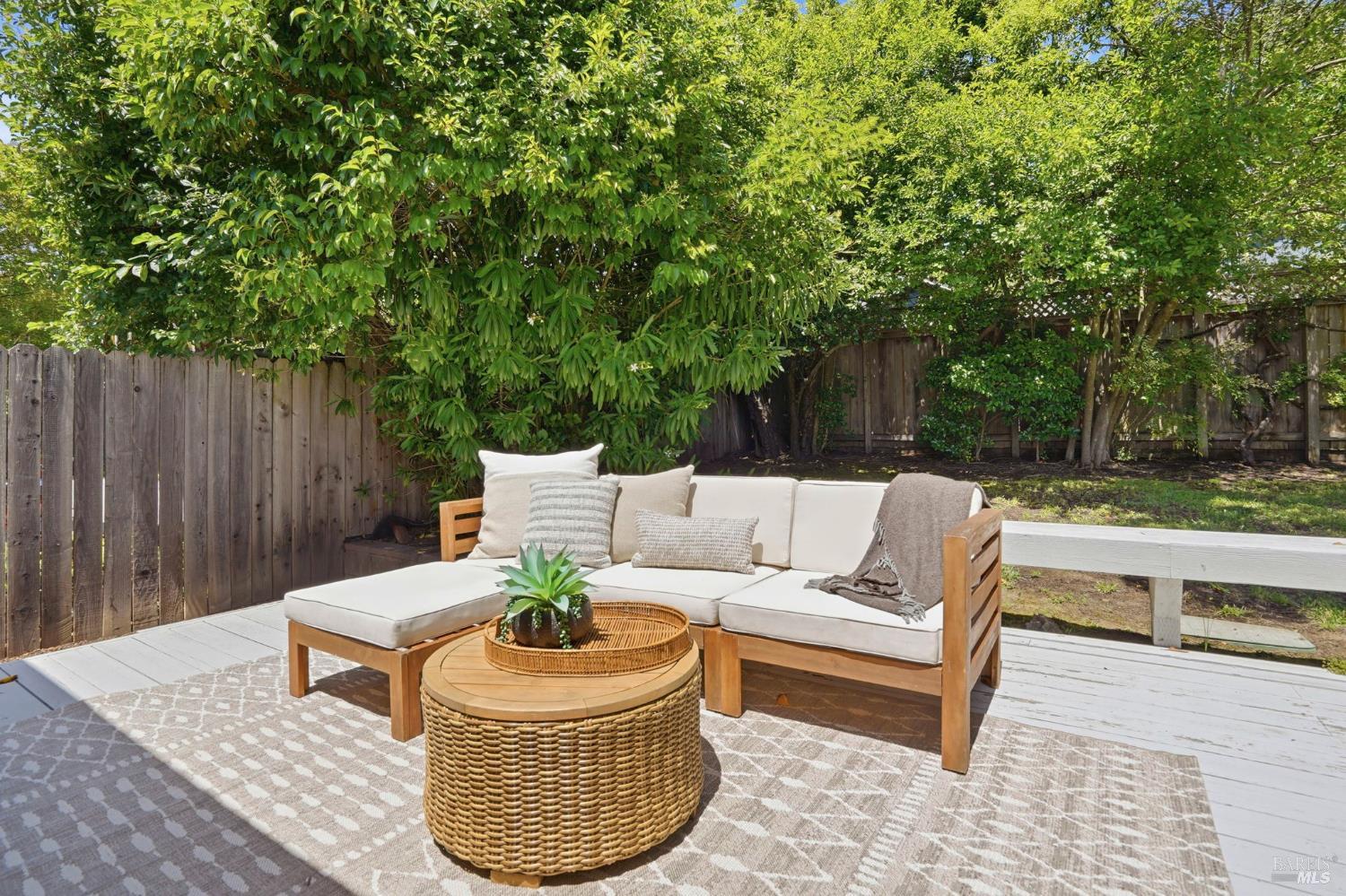 234 Solano Street San Rafael, CA 94901 - Photo 20 of 24 a outdoor living space with furniture and garden view