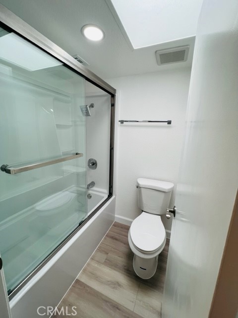 517 North Curtis Avenue, Unit E Alhambra, CA 91801 - Photo 22 of 34 a bathroom with a toilet and a shower