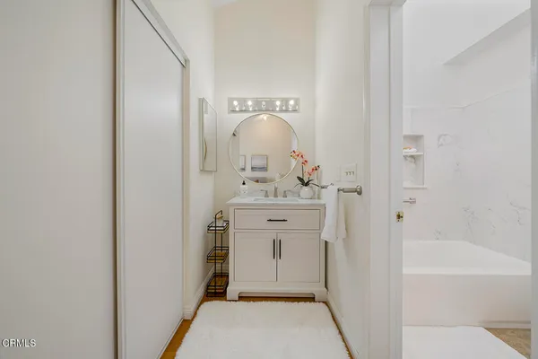a small space with a entertaining space