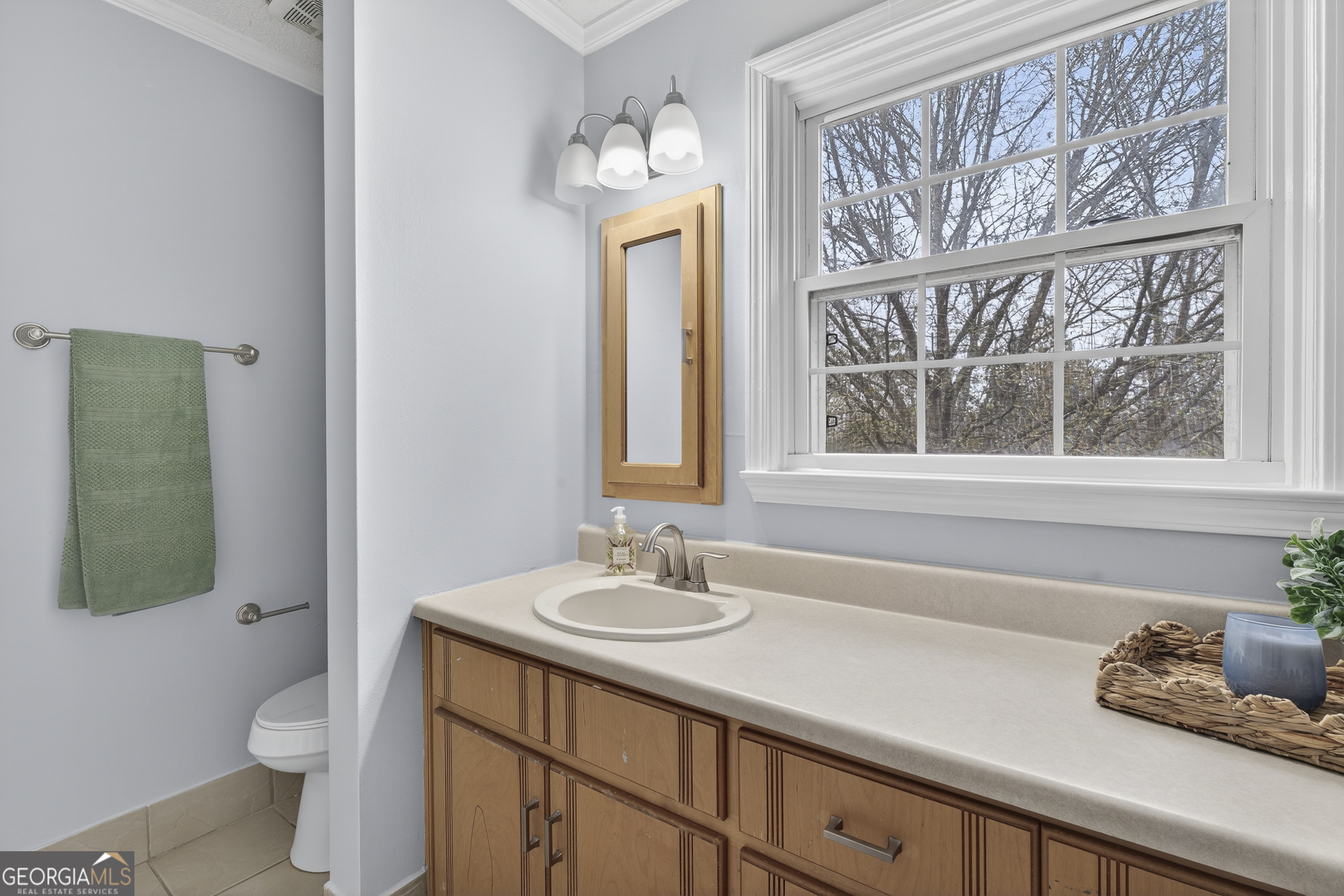 149 Forest Hill Road Southwest Milledgeville, GA 31061 - Photo 11 of 29 a bathroom with a sink a toilet and a window