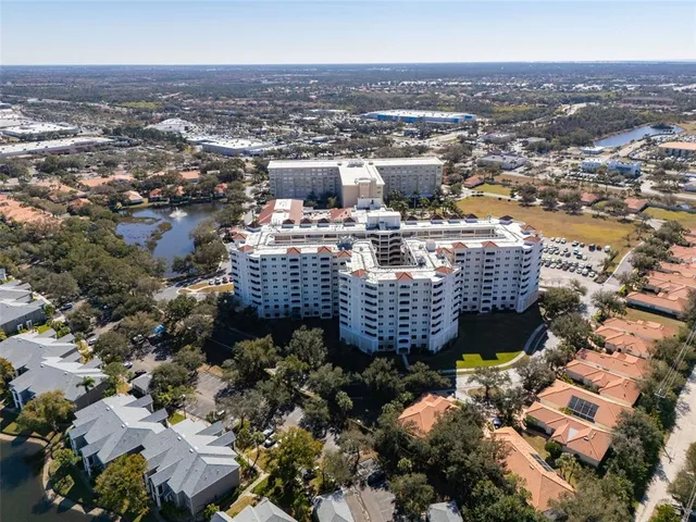a garden view with a seating space
