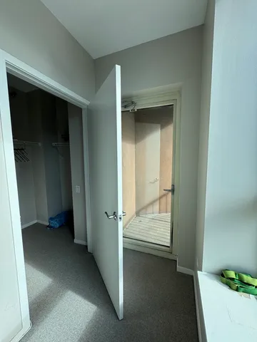 a view of an empty room