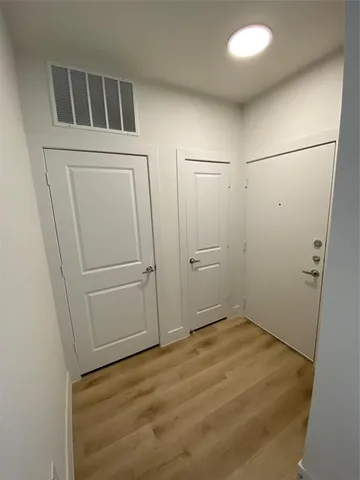 a view of kitchen and living room