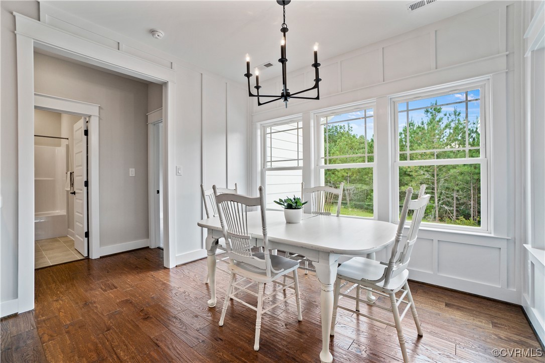 Lot 44 Wendenburg Circle, Unit SPEC Aylett, VA 23009 - Photo 11 of 19 a view of a dining room with furniture window and wooden floor