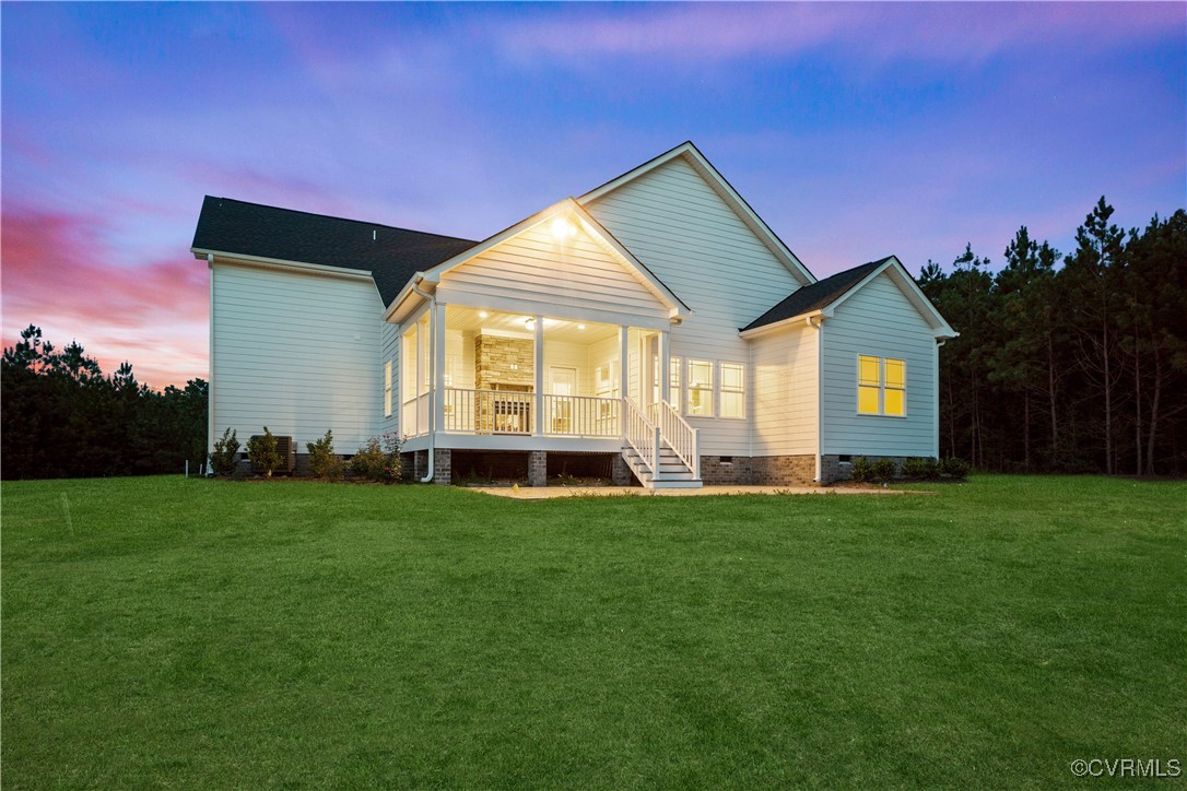 Lot 44 Wendenburg Circle, Unit SPEC Aylett, VA 23009 - Photo 18 of 19 a front view of a house with a yard