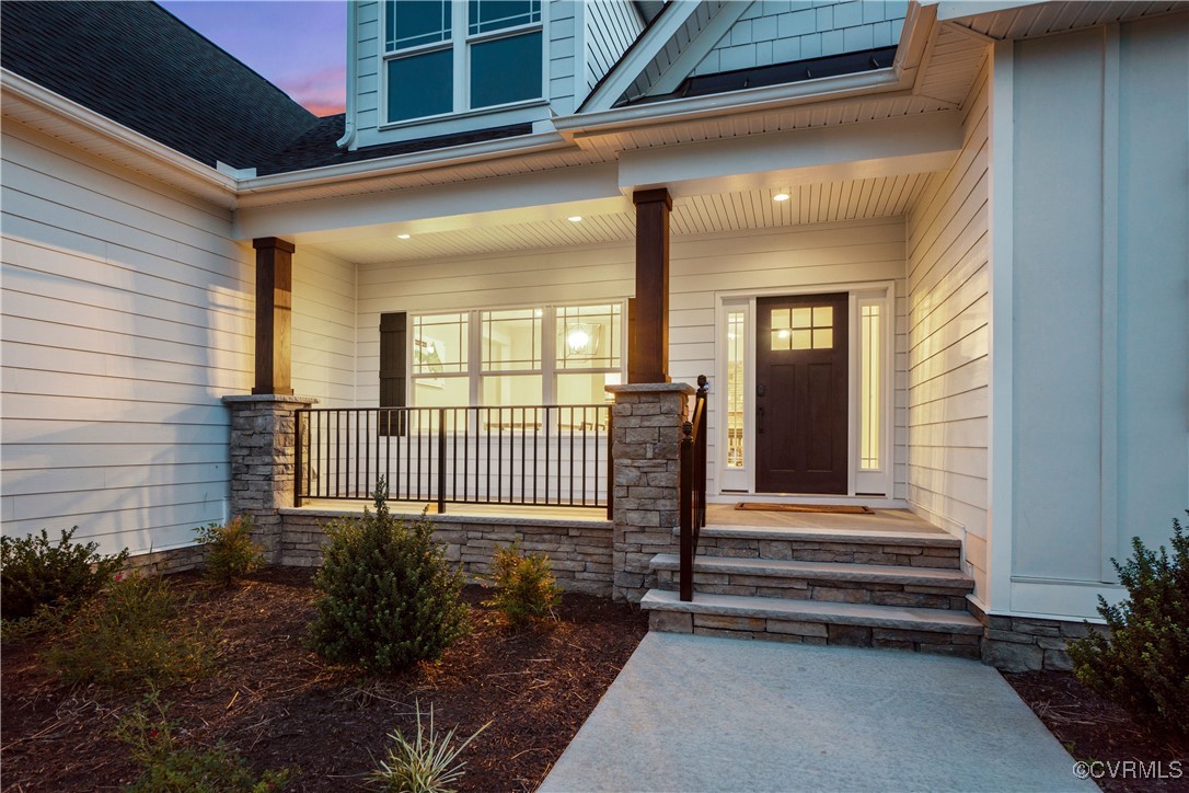 Lot 44 Wendenburg Circle, Unit SPEC Aylett, VA 23009 - Photo 2 of 19 a front view of a house with a porch