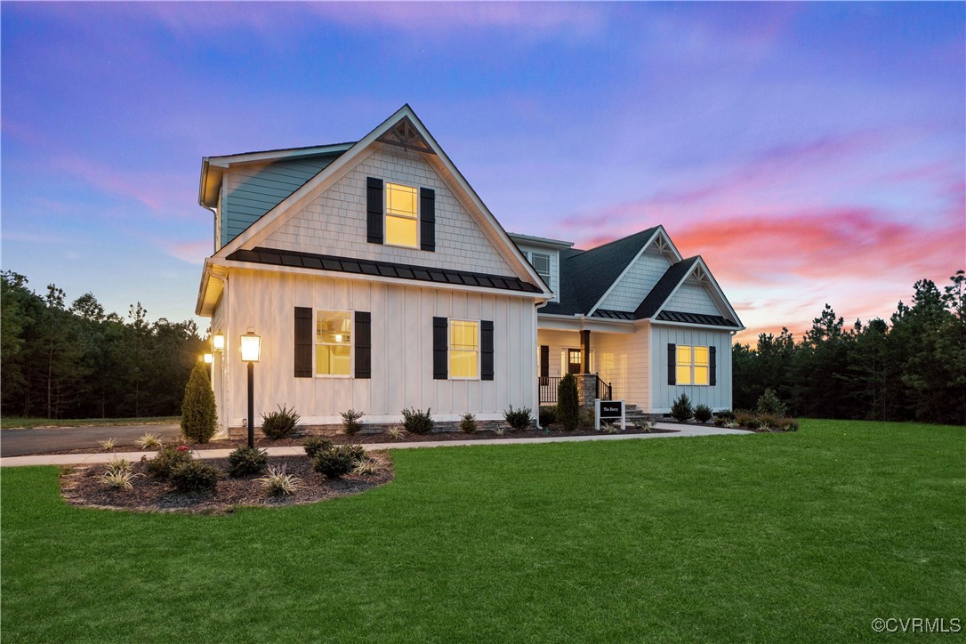 Lot 44 Wendenburg Circle, Unit SPEC Aylett, VA 23009 - Photo 3 of 19 a front view of house with yard and green space