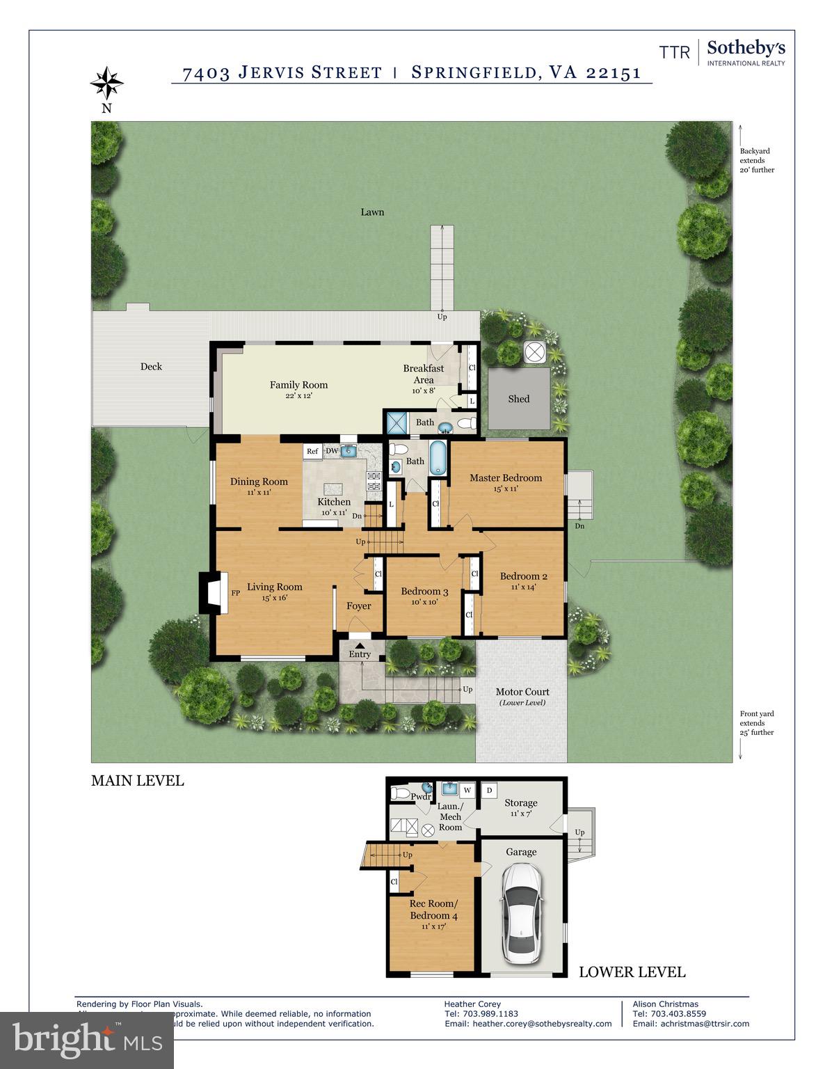 7403 Jervis Street Springfield, VA 22151 - Photo 27 of 27 Floor Plans